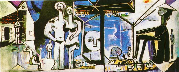 Pablo Picasso The Beach In Garoupe La Plage A La Garoupe